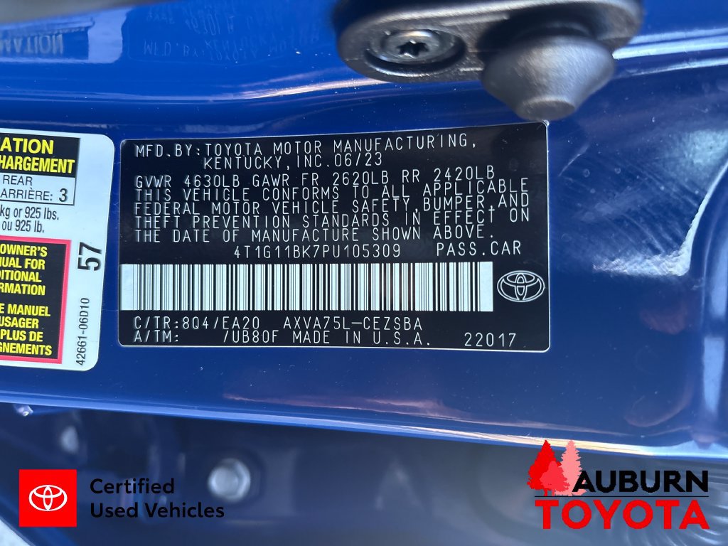 Certified 2023 Toyota Camry SE AWD/4WD image 28