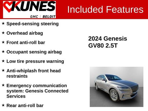 Used 2024 Genesis GV80 2.5T image 3