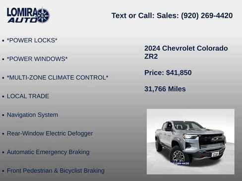 Used 2024 Chevrolet Colorado ZR2 w/ ZR2 Convenience Package III AWD/4WD image 27