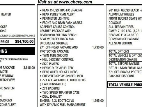 Certified 2026 Chevrolet Silverado 1500 RST w/ RST All Star Premium Package AWD/4WD image 2