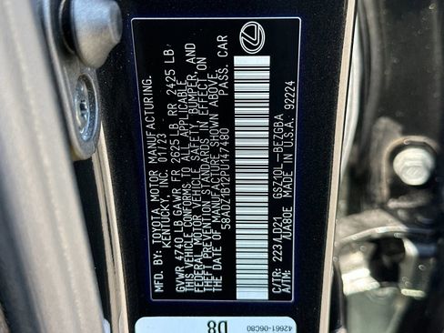 Used 2023 Lexus ES 350 w/ Premium Package FWD image 34