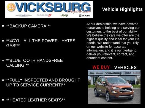 Used 2019 Ford EcoSport Titanium AWD/4WD image 7