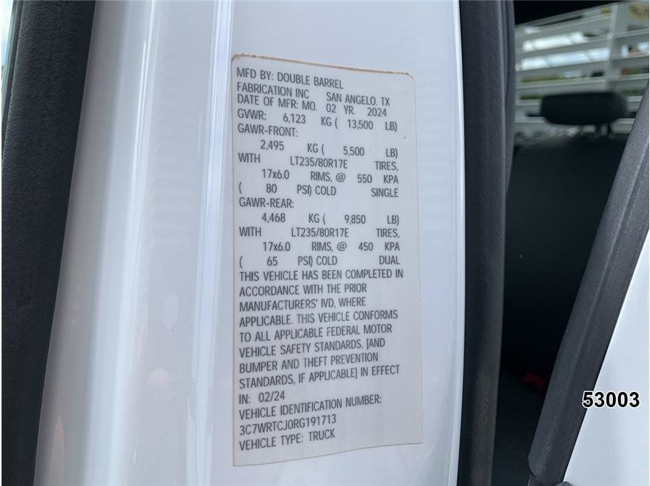 Used 2024 RAM 3500 Tradesman AWD/4WD image 24
