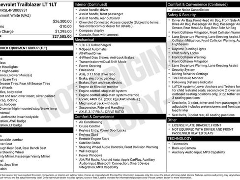 Used 2023 Chevrolet TrailBlazer LT AWD/4WD image 48