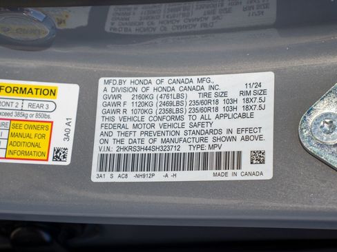 Certified 2025 Honda CR-V EX image 37