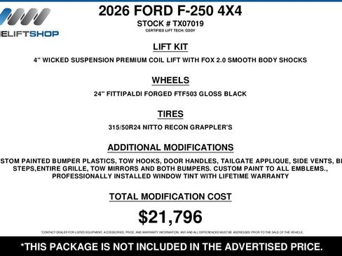 Used 2026 Ford F250 King Ranch w/ Chrome Package image 2