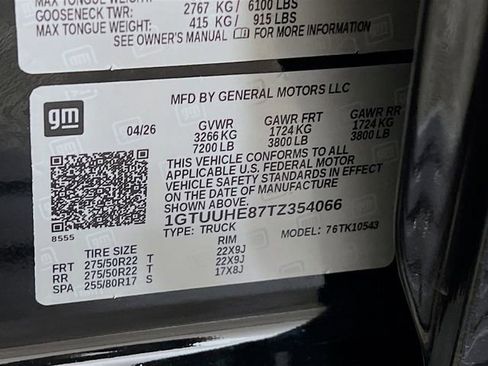 Used 2026 GMC Sierra 1500 Denali Ultimate AWD/4WD image 17