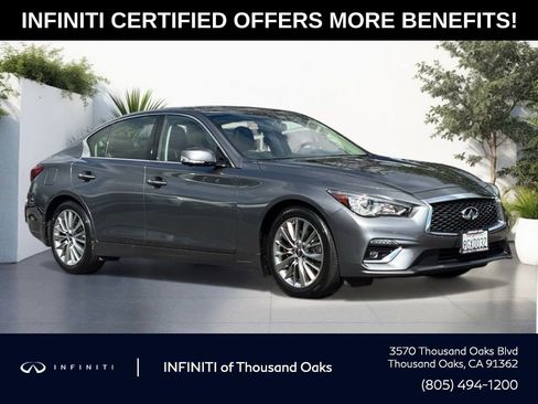 Certified 2023 INFINITI Q50 Luxe w/ Cargo Package RWD image 1