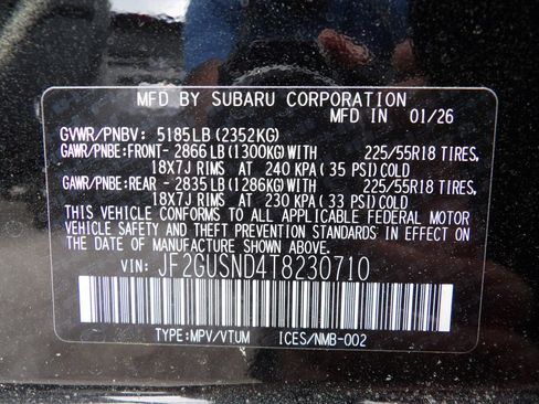 New 2026 Subaru Crosstrek 2.5i Limited w/ Crosstrek Mirror Package AWD/4WD image 30