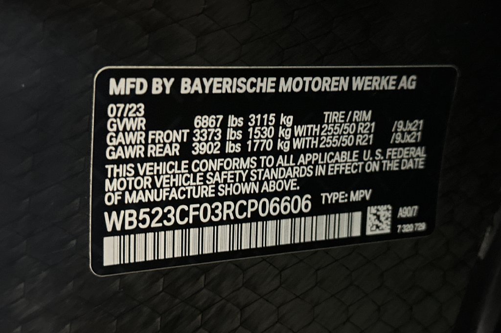 Certified 2024 BMW iX xDrive50 AWD/4WD image 36