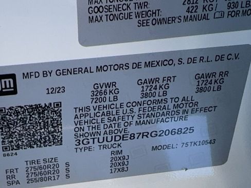 Certified 2024 GMC Sierra 1500 SLT w/ SLT Premium Plus Package AWD/4WD image 21