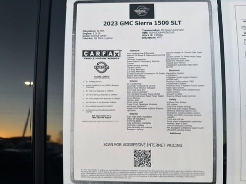 Used 2023 GMC Sierra 1500 SLT w/ SLT Premium Package image 52