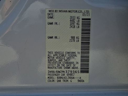 Used 2023 Nissan Altima 2.5 SV AWD/4WD image 26