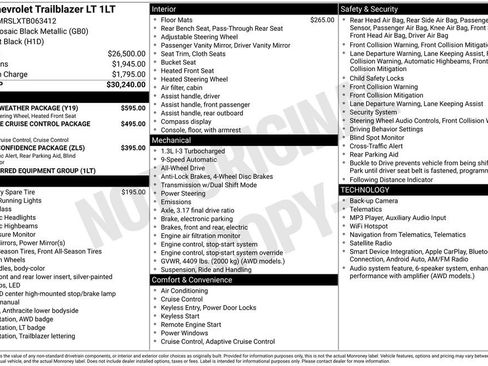 Used 2026 Chevrolet TrailBlazer LT w/ LT Cold Weather Package AWD/4WD image 17