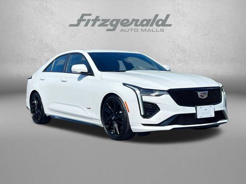 Certified 2024 Cadillac CT4 V w/ LPO, Blue Accent Package RWD image 1