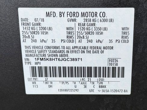 Used 2018 Ford Explorer Platinum AWD/4WD image 25