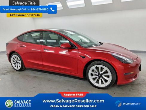 Used 2022 Tesla Model 3 Long Range AWD/4WD image 5