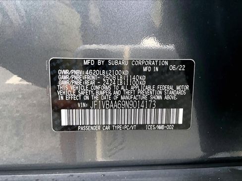 Used 2022 Subaru WRX w/ Popular Package #2 image 36