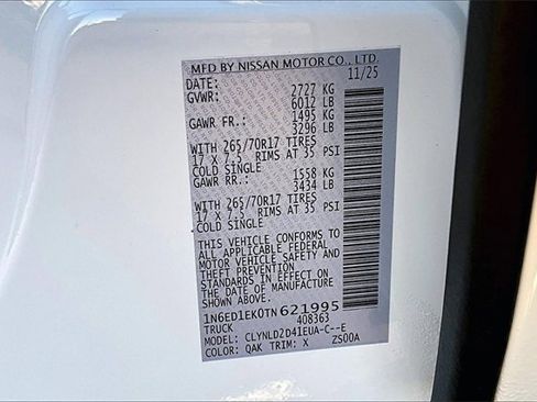 New 2026 Nissan Frontier PRO-4X image 8