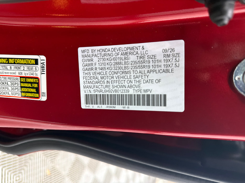 New 2027 Honda Odyssey Elite image 35