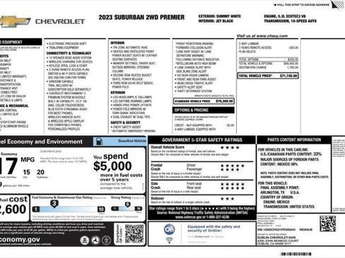 Used 2023 Chevrolet Suburban Premier image 4