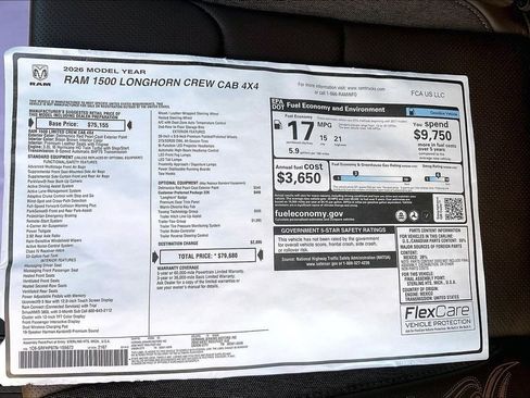 New 2026 RAM 1500 Limited w/ Trailer Tow Group image 14