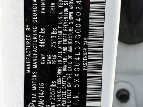 Used 2016 Kia Optima EX image 12