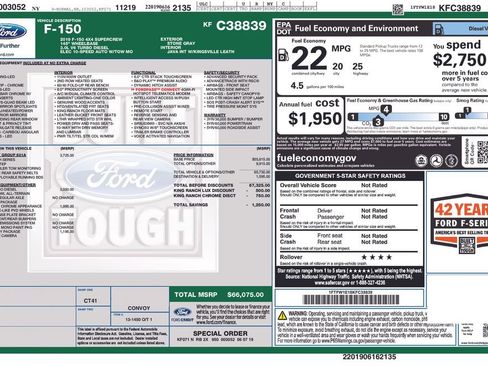 Used 2019 Ford F150 King Ranch w/ Equipment Group 601A Luxury image 2