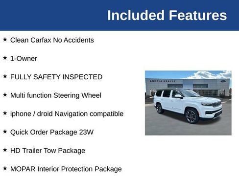 Used 2022 Jeep Grand Wagoneer Series III w/ Rear Seat Video Group 1 AWD/4WD image 5