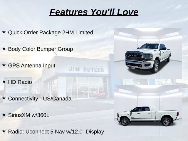 Used 2022 RAM 2500 Limited w/ Body Color Bumper Group AWD/4WD image 19