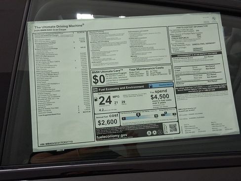 New 2026 BMW 840i w/ M Sport Professional Package RWD image 36