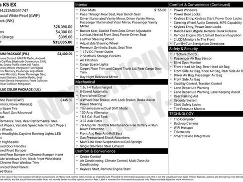 Used 2021 Kia K5 EX w/ EX Premium Package image 33