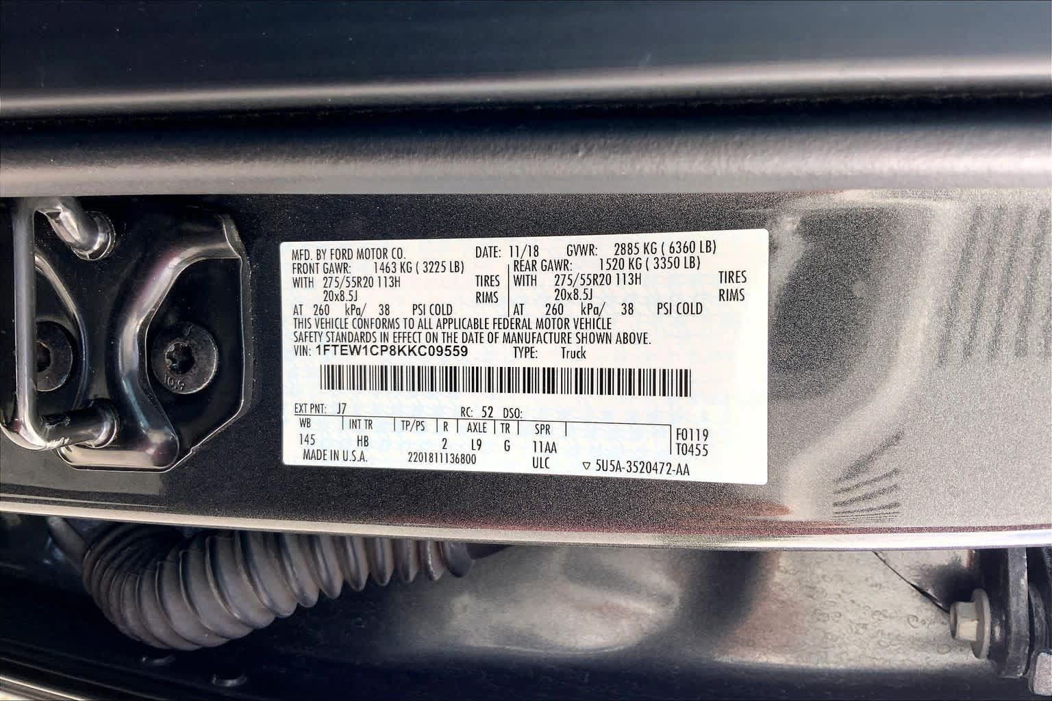 Used 2019 Ford F150 Lariat RWD image 36