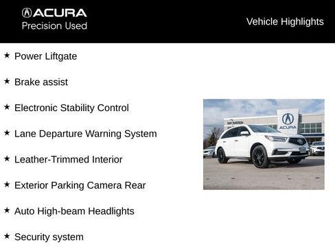 Certified 2018 Acura MDX SH-AWD w/ Technology Package image 17