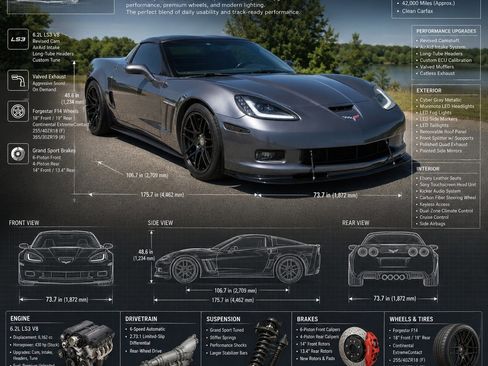 Used 2013 Chevrolet Corvette Grand Sport RWD image 3