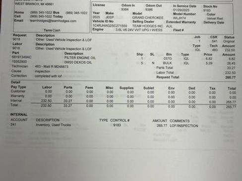 Used 2025 Jeep Grand Cherokee Altitude image 42