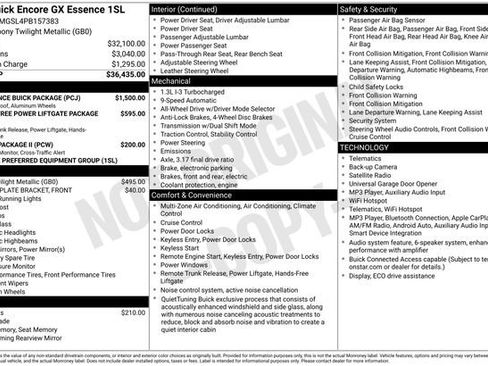 Used 2023 Buick Encore GX Essence w/ Experience Buick Package AWD/4WD image 2