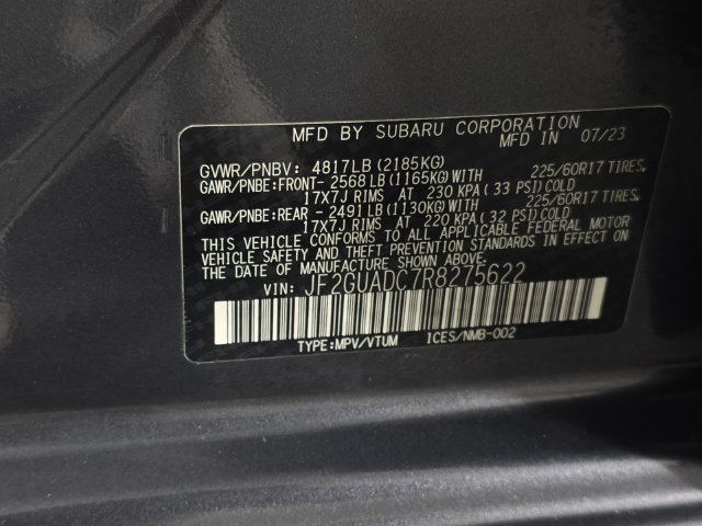 Used 2024 Subaru Crosstrek 2.0i Premium w/ Crosstrek Mirror Package AWD/4WD image 10