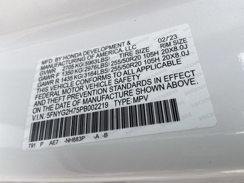 Used 2023 Honda Pilot Touring image 32