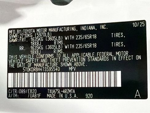 Certified 2026 Toyota Highlander XLE AWD/4WD image 25
