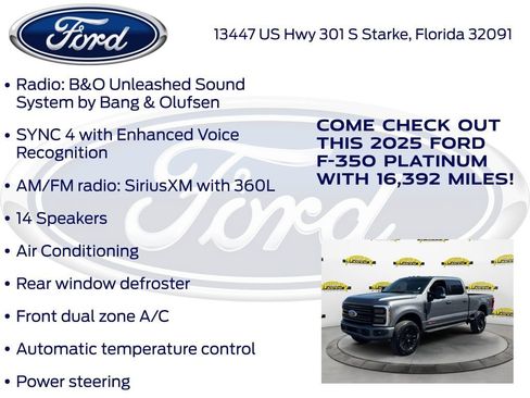 Certified 2025 Ford F350 Platinum w/ Tremor Off-Road Package image 27