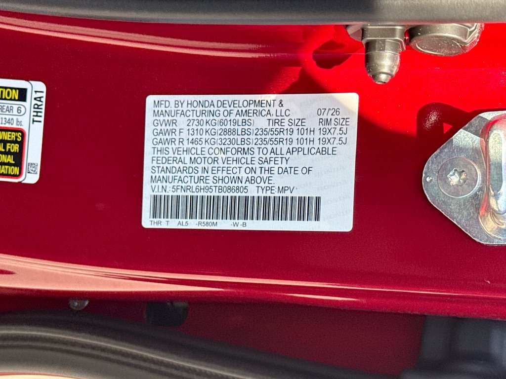 New 2026 Honda Odyssey Elite image 39