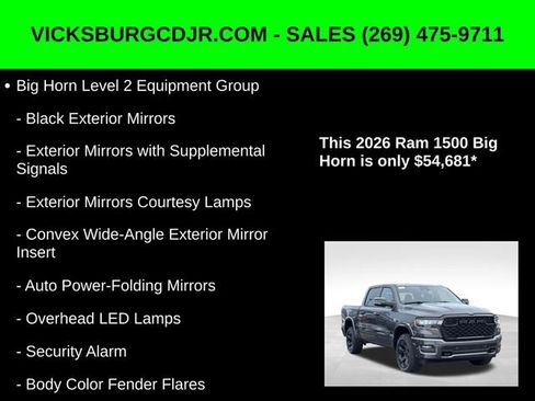 New 2026 RAM 1500 Big Horn image 22