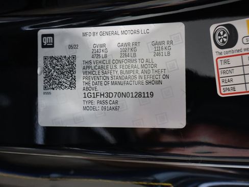 Used 2022 Chevrolet Camaro SS RWD image 36