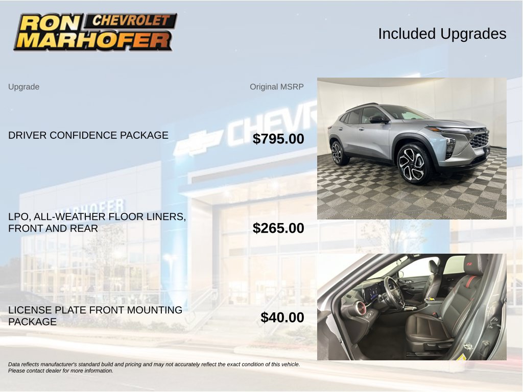 Used 2025 Chevrolet Trax RS w/ Driver Confidence Package FWD image 6