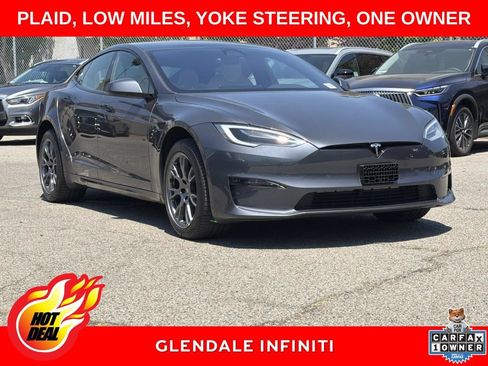 Used 2021 Tesla Model S Plaid AWD/4WD image 1