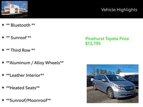 Used 2016 Honda Odyssey EX-L image 7