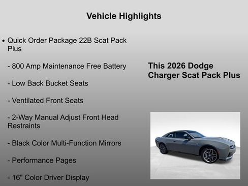 New 2026 Dodge Charger Scat Pack AWD/4WD image 25