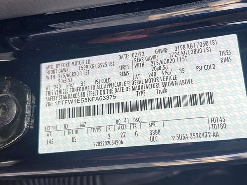 Used 2022 Ford F150 XLT w/ Equipment Group 302A High image 31