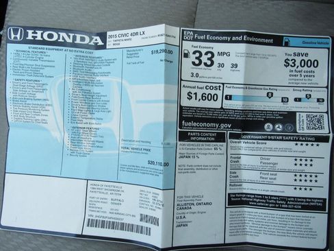 Used 2015 Honda Civic LX image 22